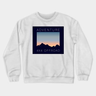 4x4 Offroad Adventure - Sunrise Crewneck Sweatshirt